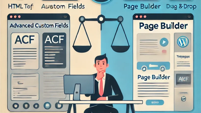 ACF or Page Builder in WordPress – Which Should You Choose?